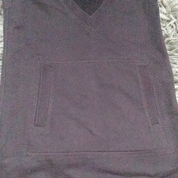 Norma Kamali Sleeveless V-Neck Tunic/ Sweatshirt Dress - Picture 4 of 12